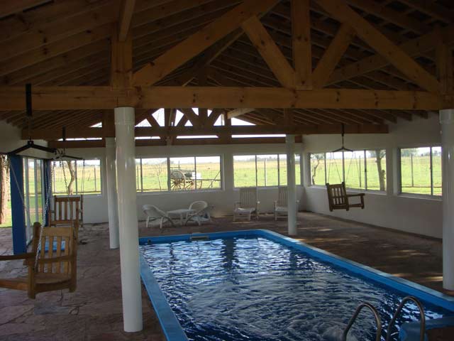 Der Pool in unserem Landhaus in Argentinien